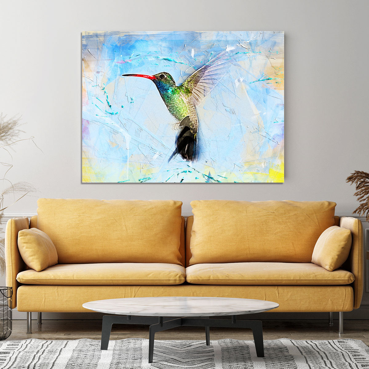 Humming Bird Painting Canvas Print or Poster - Canvas Art Rocks - 4