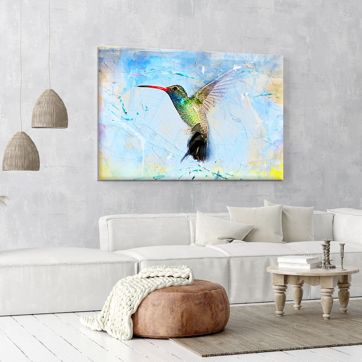 Humming Bird Painting Canvas Print or Poster - Canvas Art Rocks - 6