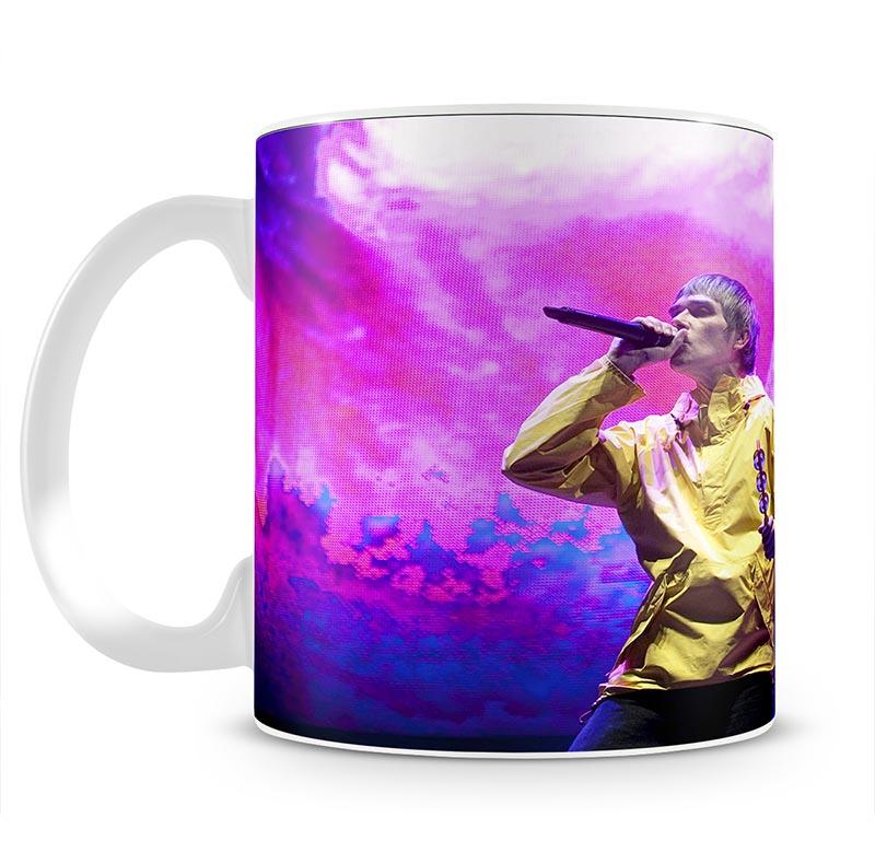 Ian Brown of the Stone Roses on stage Mug - Canvas Art Rocks - 2