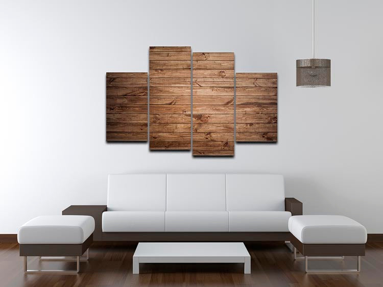 Image of wood texture 4 Split Panel Canvas - Canvas Art Rocks - 3