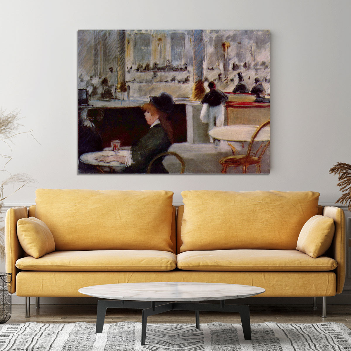 In Cafe 1 by Manet Canvas Print or Poster - Canvas Art Rocks - 4