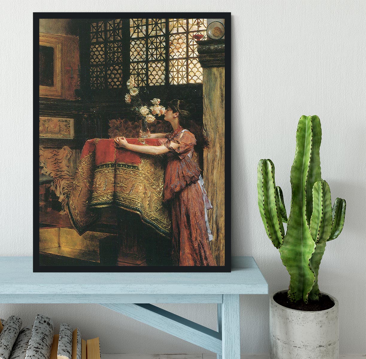 In my studio by Alma Tadema Framed Print - Canvas Art Rocks - 2