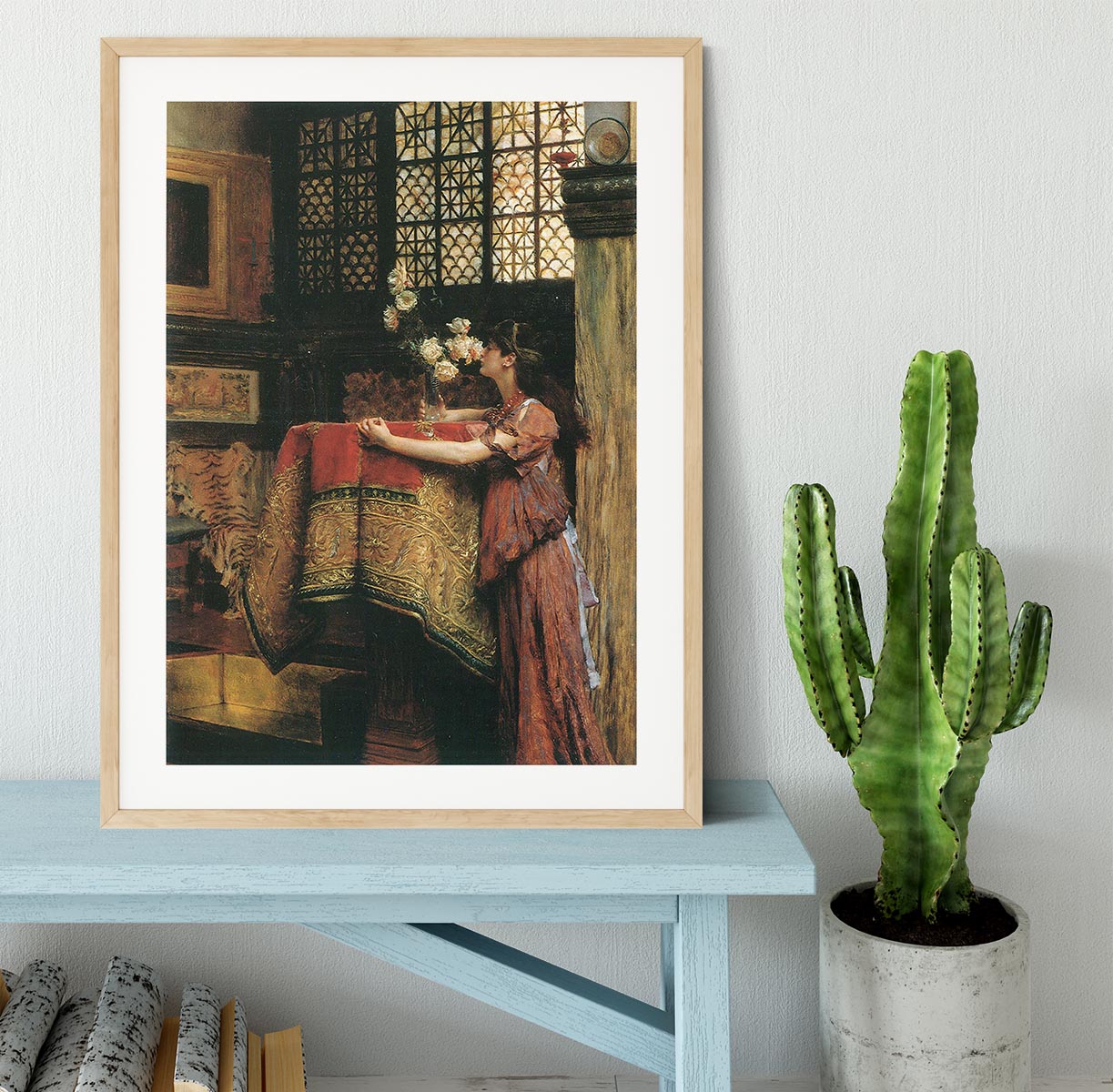 In my studio by Alma Tadema Framed Print - Canvas Art Rocks - 3