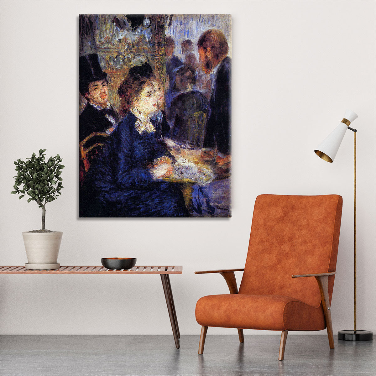 In the Cafe by Renoir Canvas Print or Poster - Canvas Art Rocks - 6