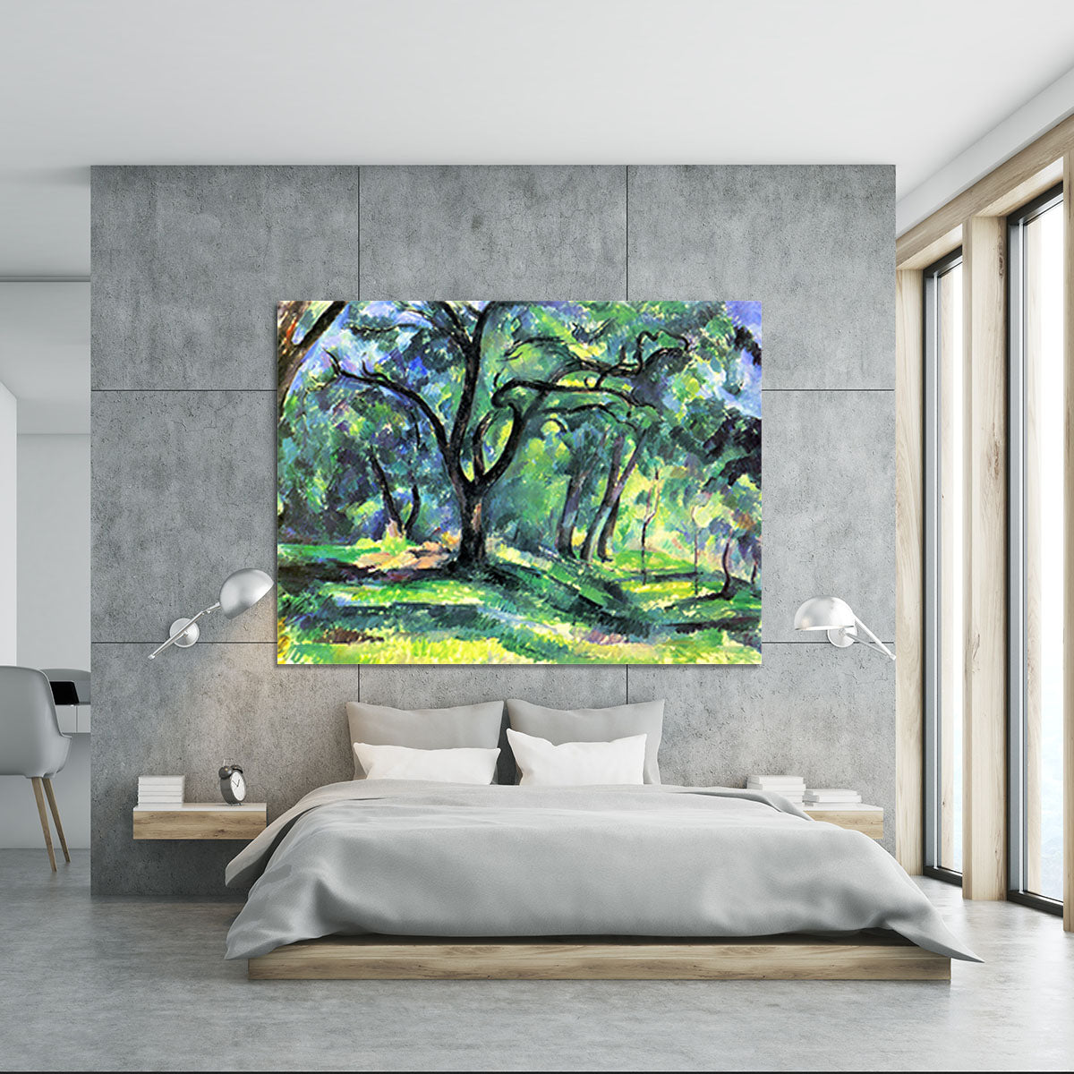 In the Woods by Cezanne Canvas Print or Poster - Canvas Art Rocks - 5