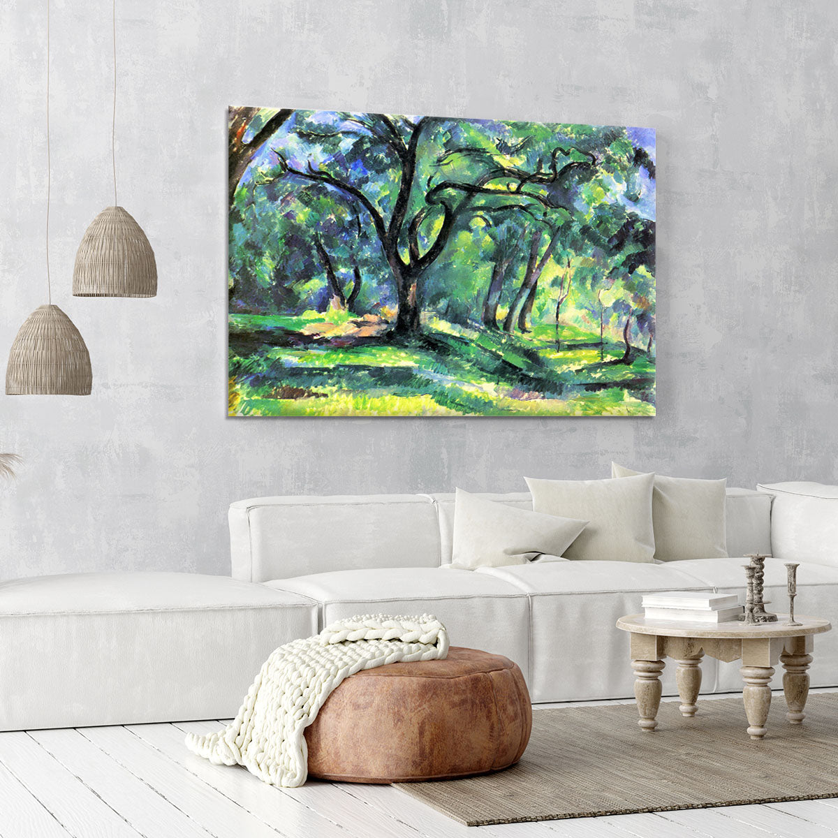 In the Woods by Cezanne Canvas Print or Poster - Canvas Art Rocks - 6