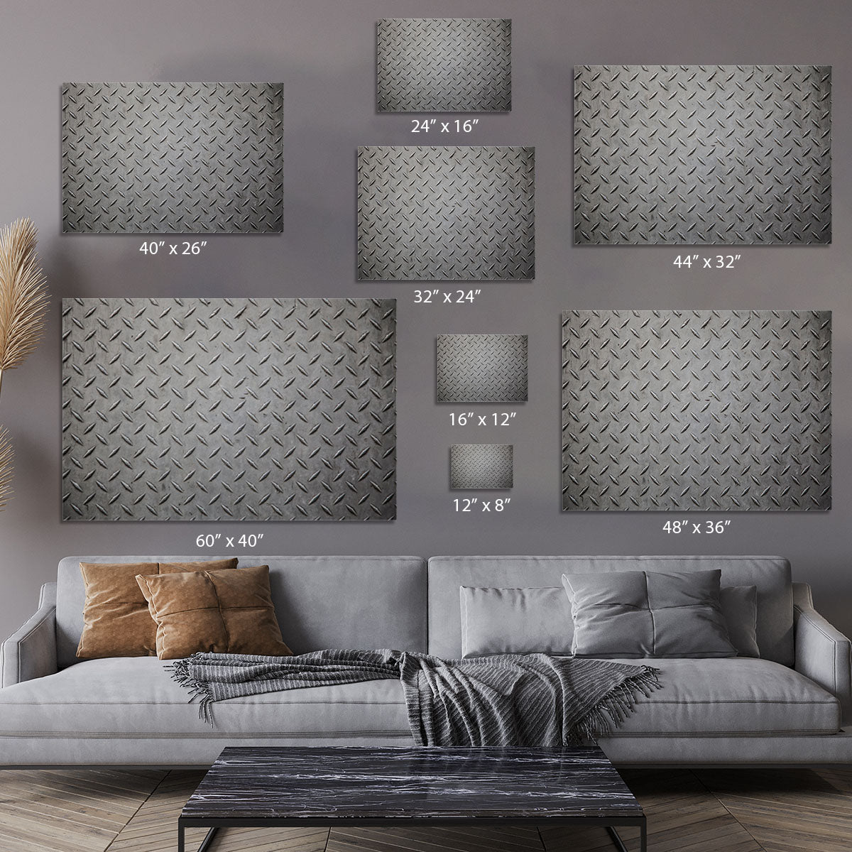 Industrial metal plate Canvas Print or Poster - Canvas Art Rocks - 7