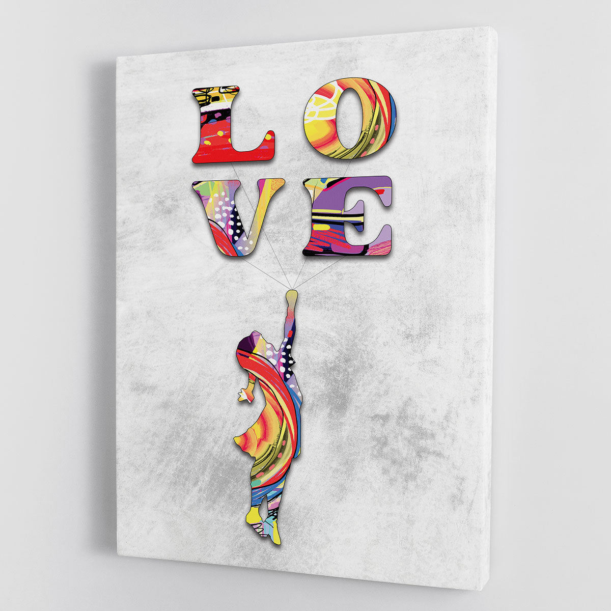 Inspired By Flying Love Canvas Print or Poster - Canvas Art Rocks - 1