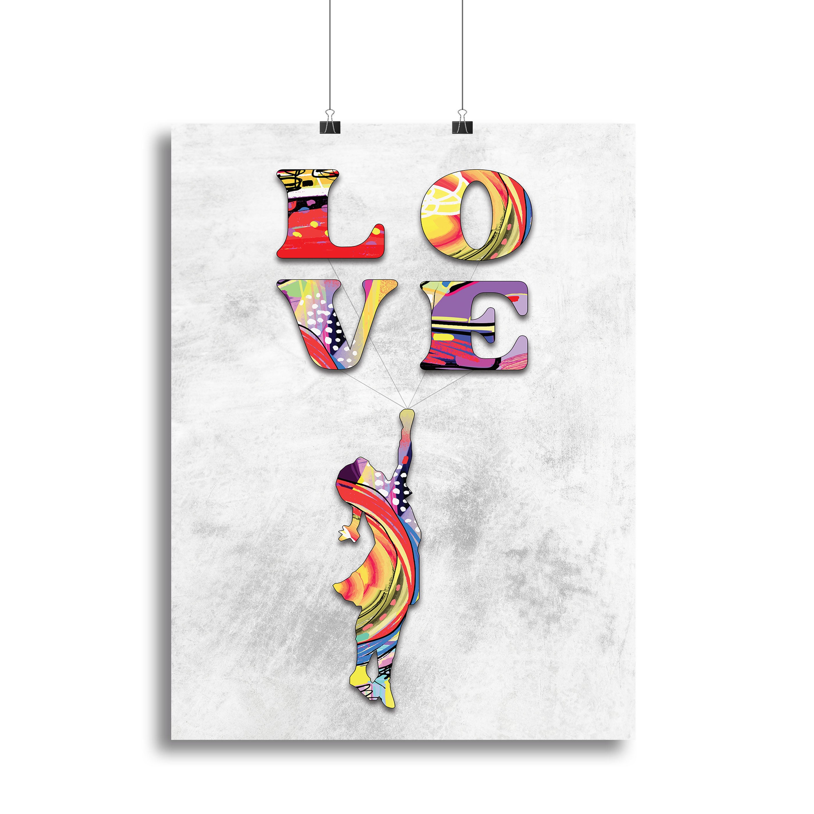 Inspired By Flying Love Canvas Print or Poster - Canvas Art Rocks - 2
