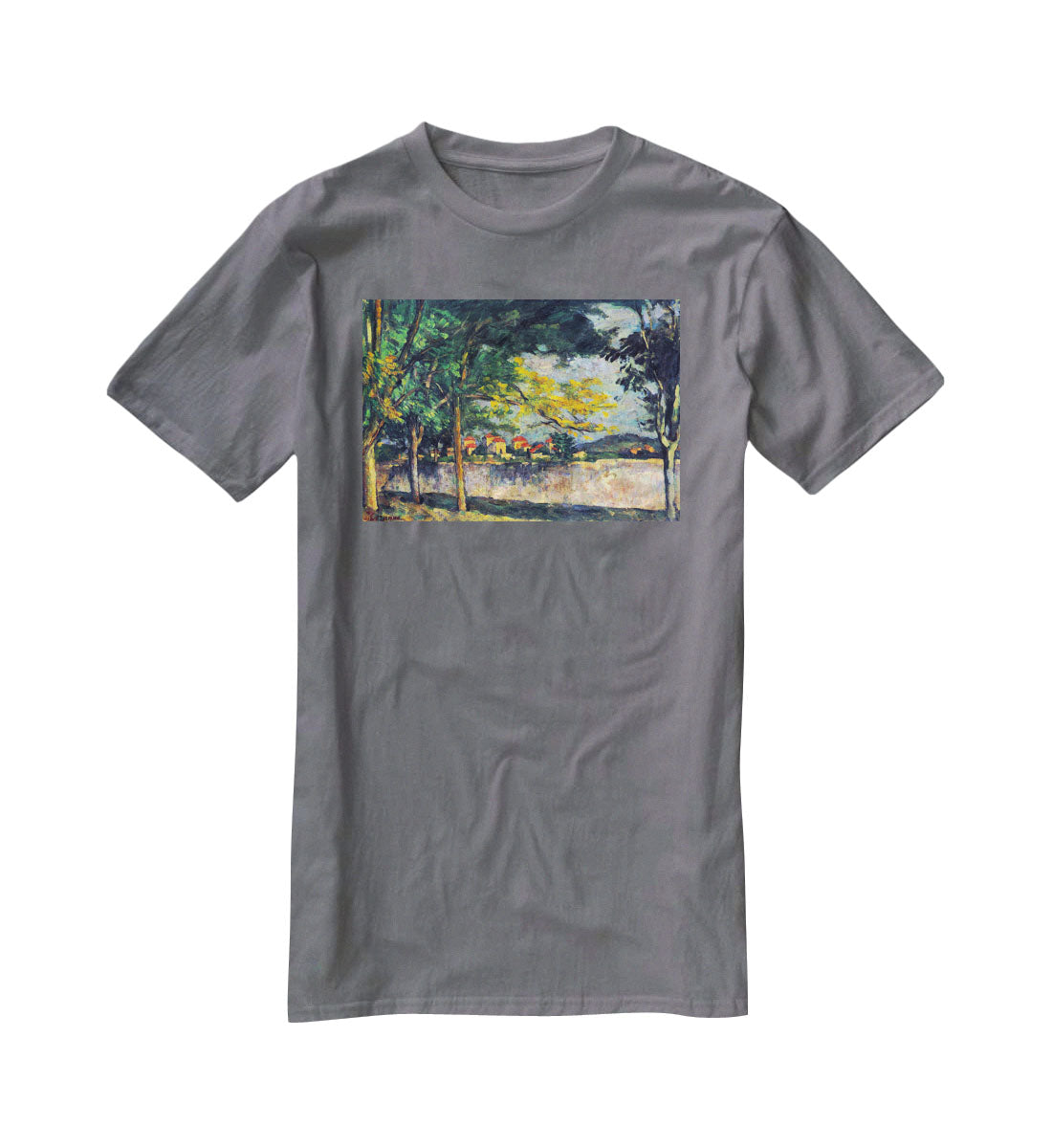 Into Street by Cezanne T-Shirt - Canvas Art Rocks - 3