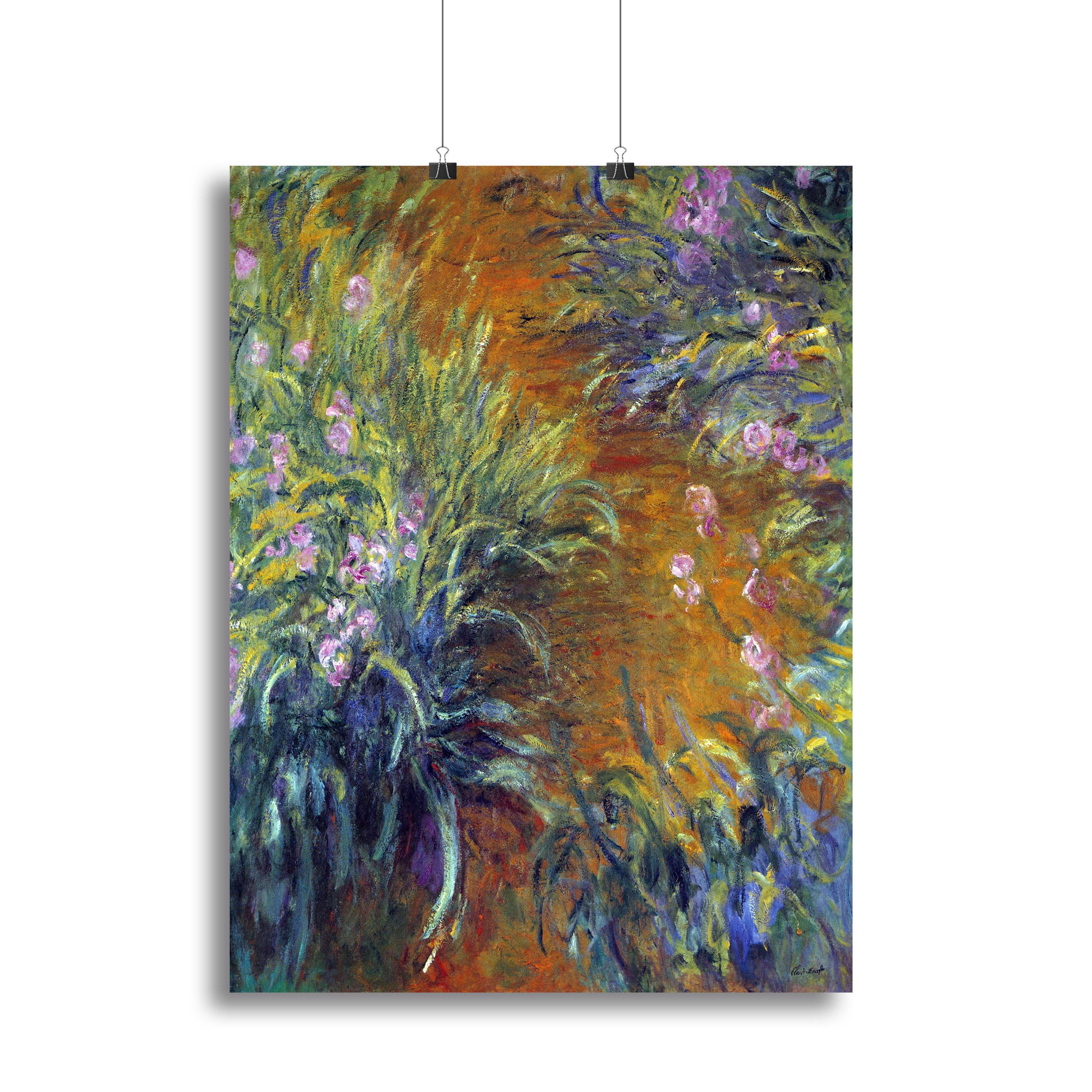 Irises by Monet Canvas Print or Poster - Canvas Art Rocks - 2