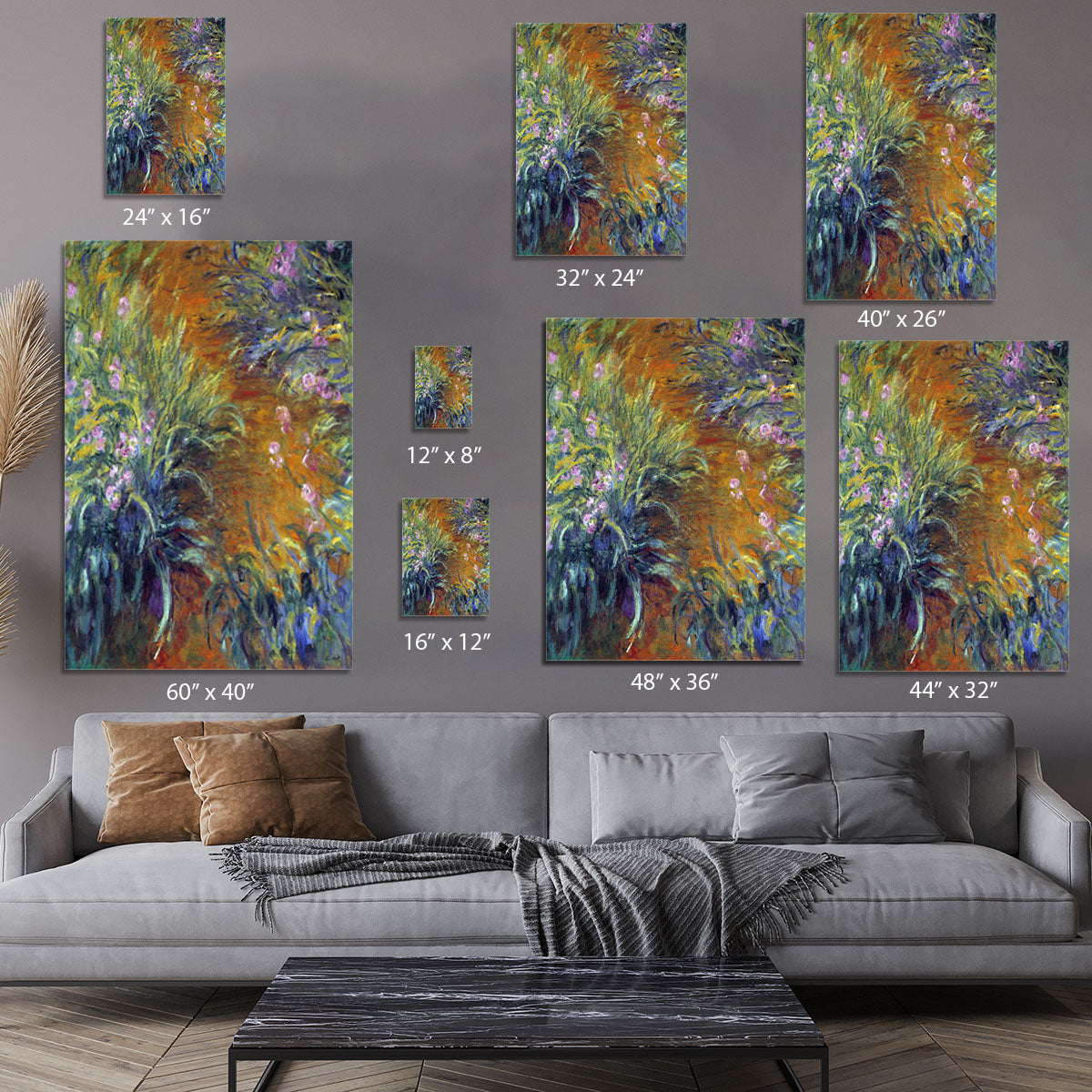 Irises by Monet Canvas Print or Poster - Canvas Art Rocks - 7