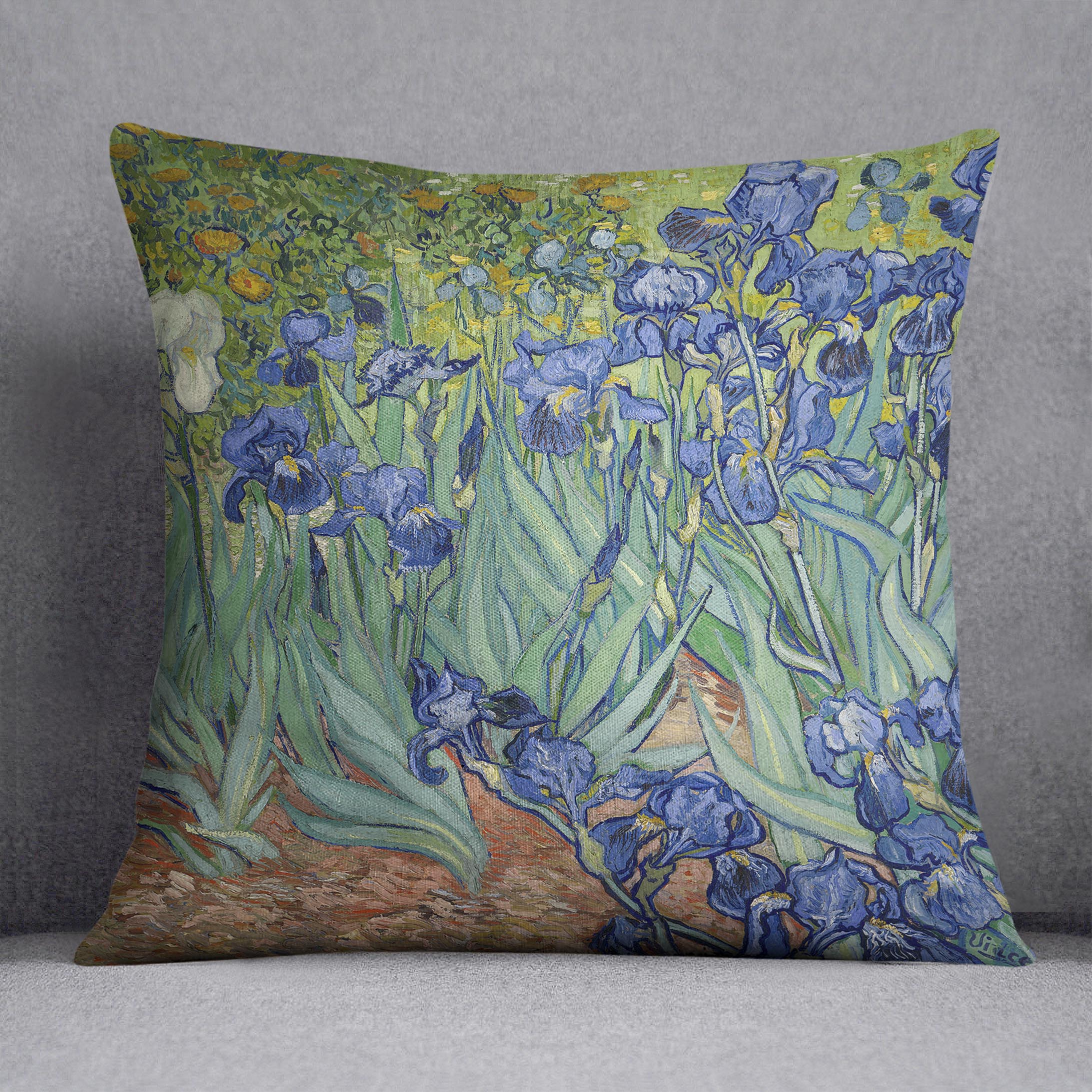 Irises by Van Gogh Cushion