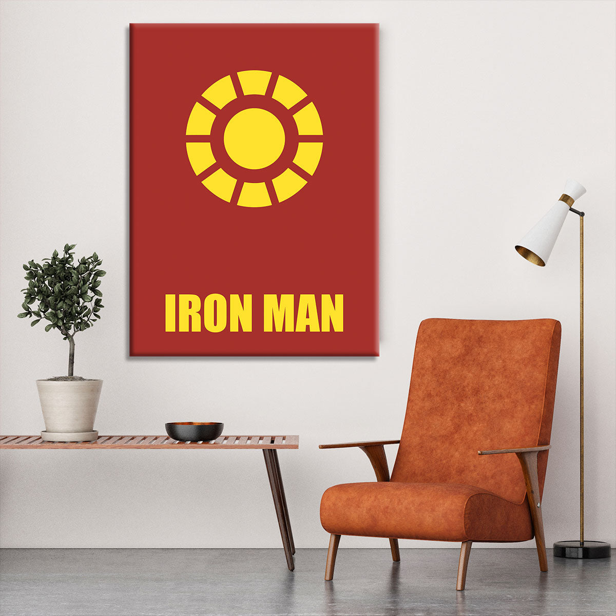 Iron Man Minimal Movie Canvas Print or Poster - Canvas Art Rocks - 6