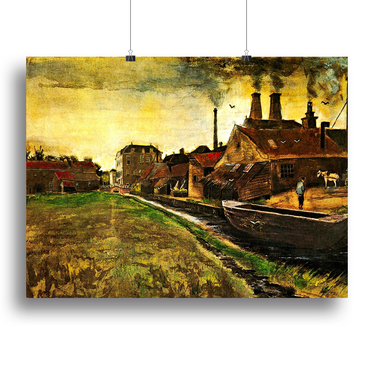 Iron Mill in The Hague by Van Gogh Canvas Print or Poster - Canvas Art Rocks - 2