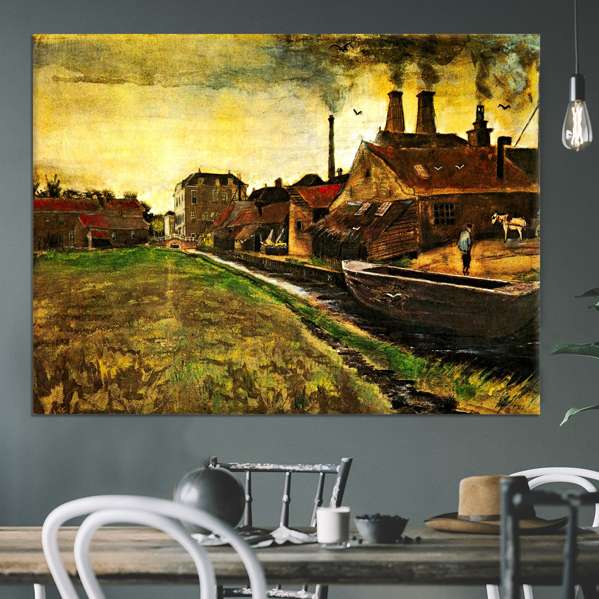 Iron Mill in The Hague by Van Gogh Canvas Print or Poster - Canvas Art Rocks - 3