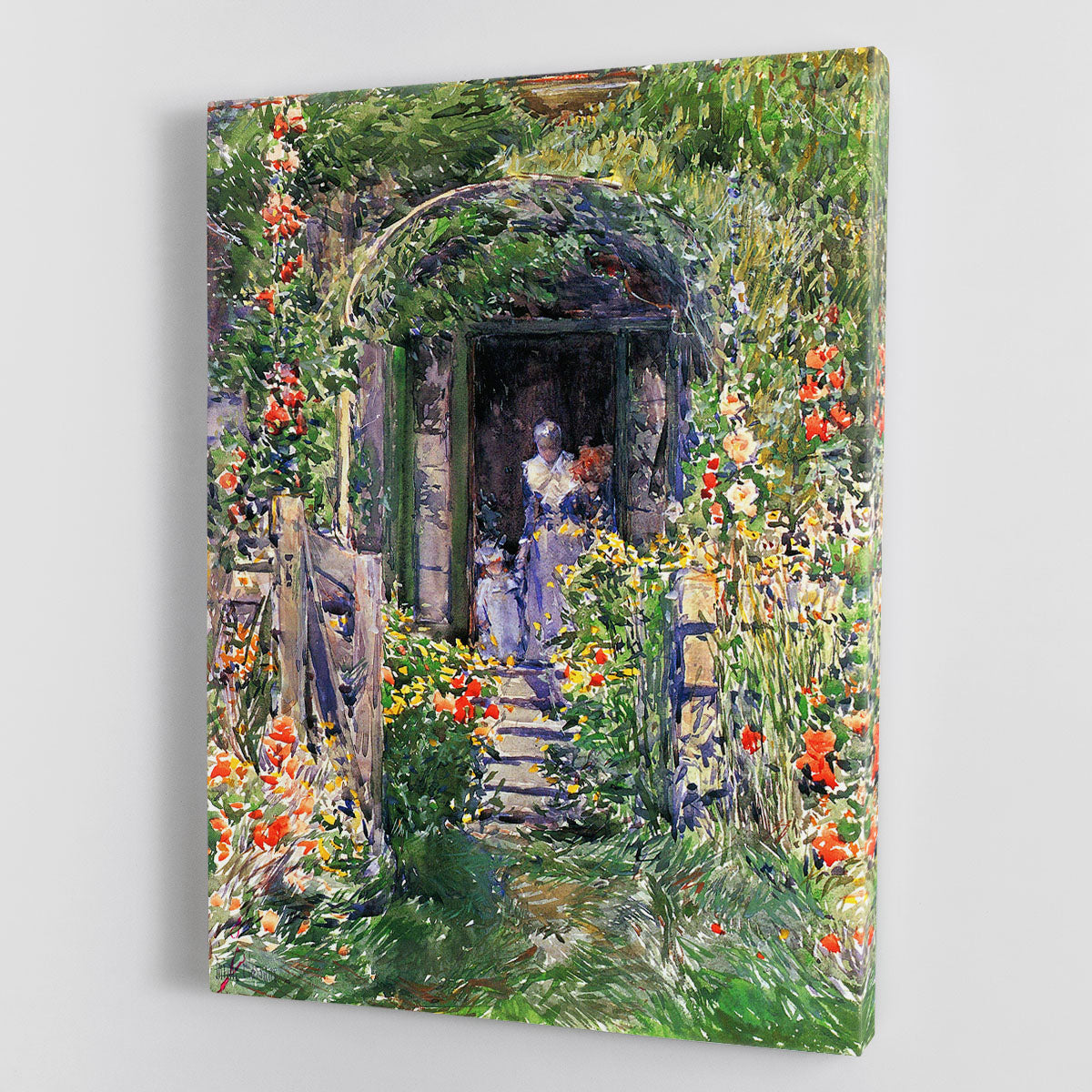 Isles of Shoals Garden by Hassam Canvas Print or Poster - Canvas Art Rocks - 1