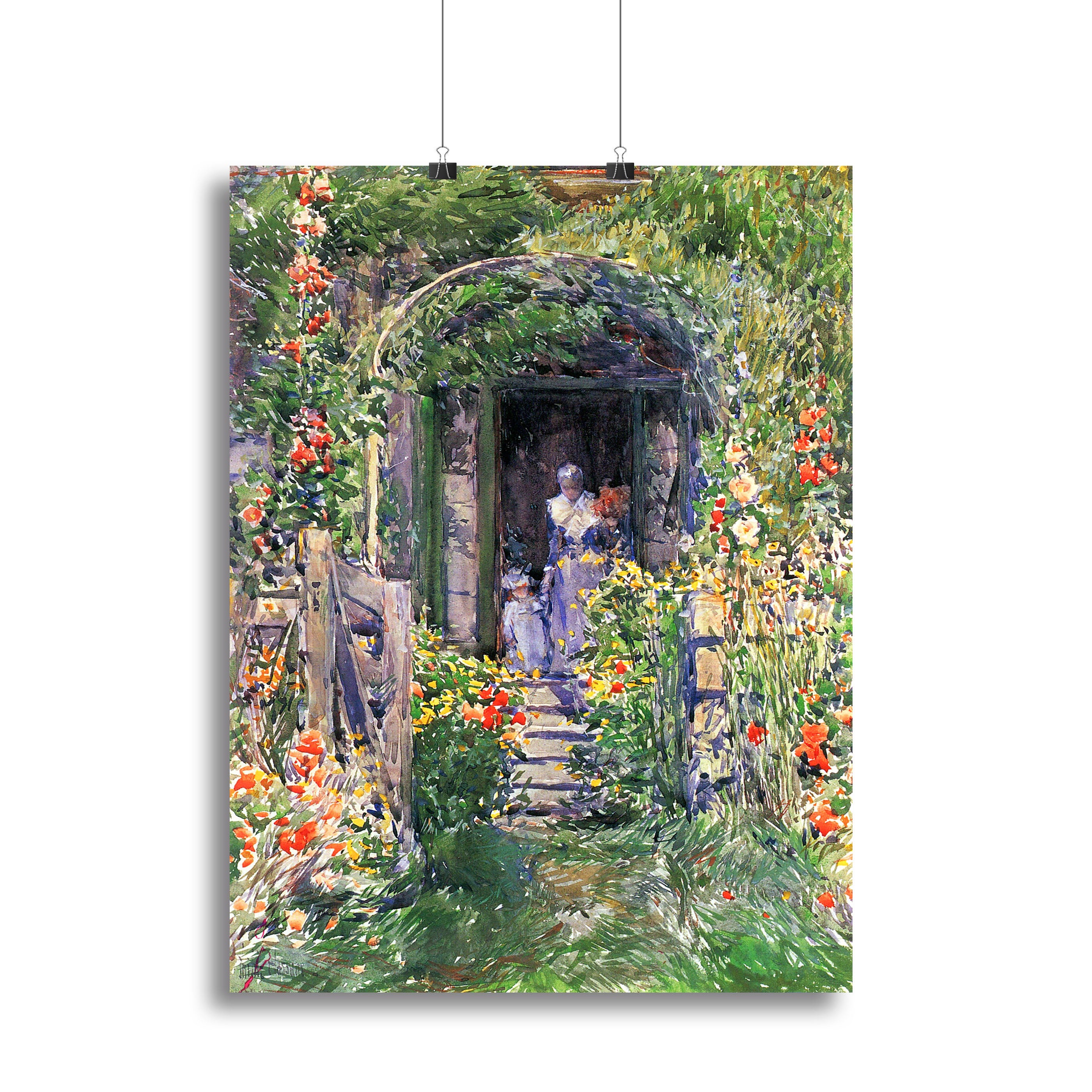 Isles of Shoals Garden by Hassam Canvas Print or Poster - Canvas Art Rocks - 2