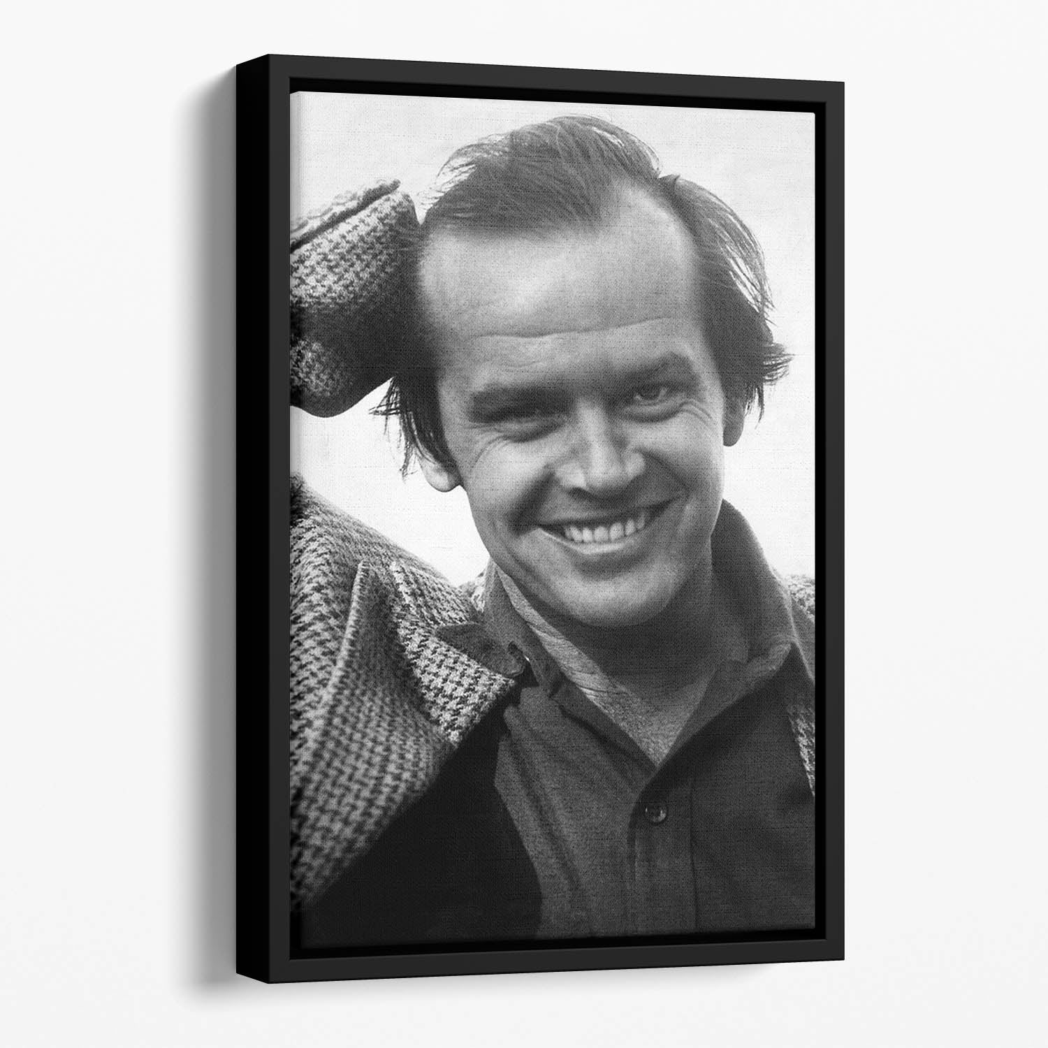 Jack Nicholson 1976 Floating Framed Canvas