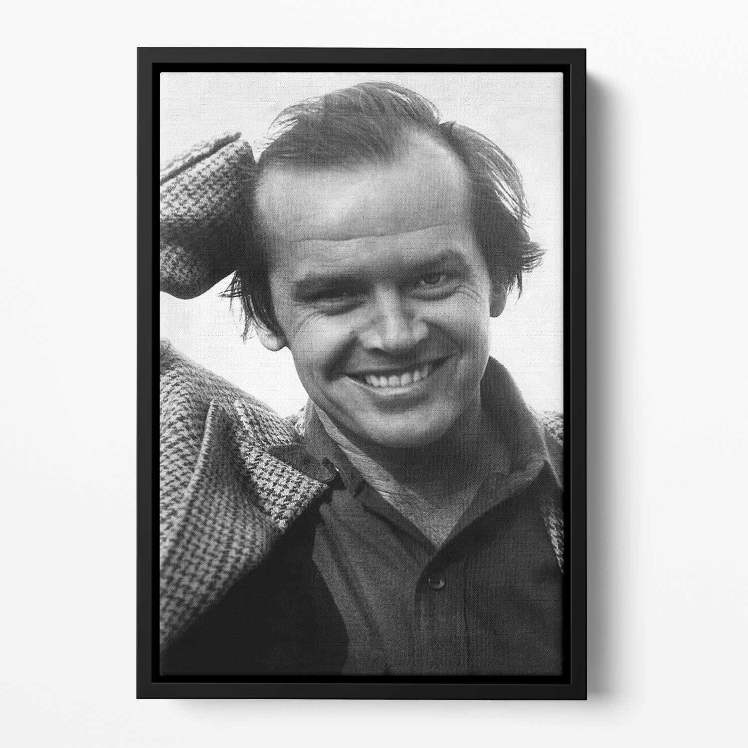 Jack Nicholson 1976 Floating Framed Canvas