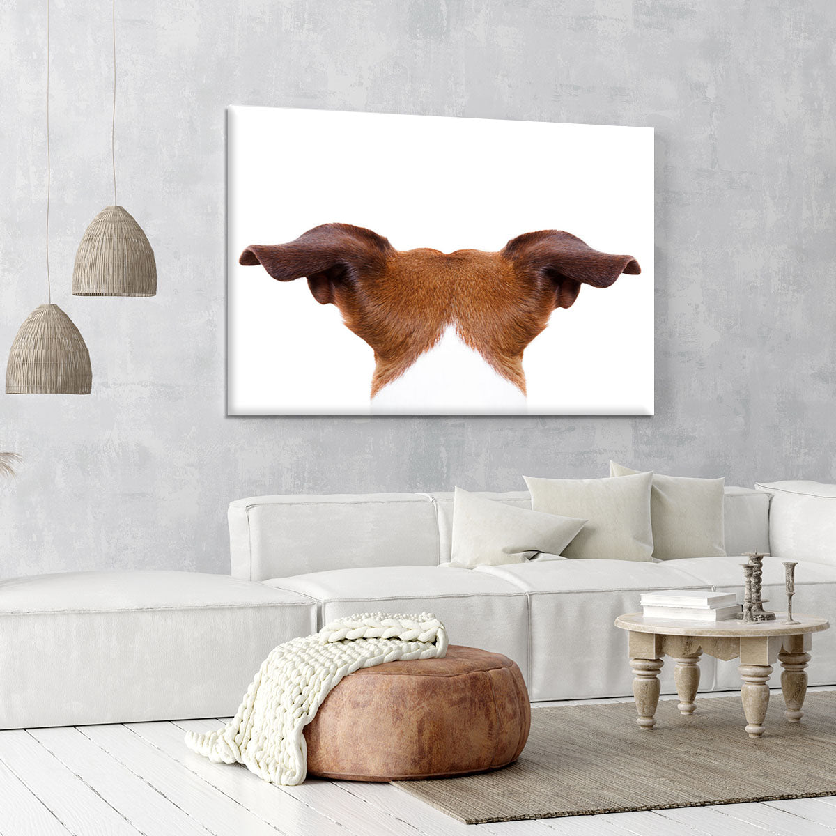 Jack russell dog looking and staring Canvas Print or Poster - Canvas Art Rocks - 6