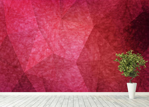 Japanese paper red background Wall Mural Wallpaper - Canvas Art Rocks - 4
