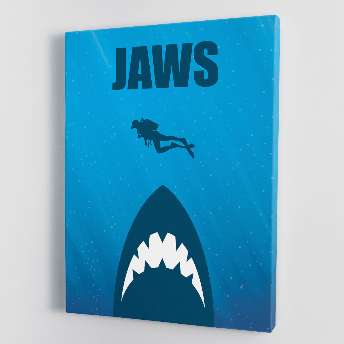 Jaws Minimal Movie Canvas Print or Poster - Canvas Art Rocks - 1