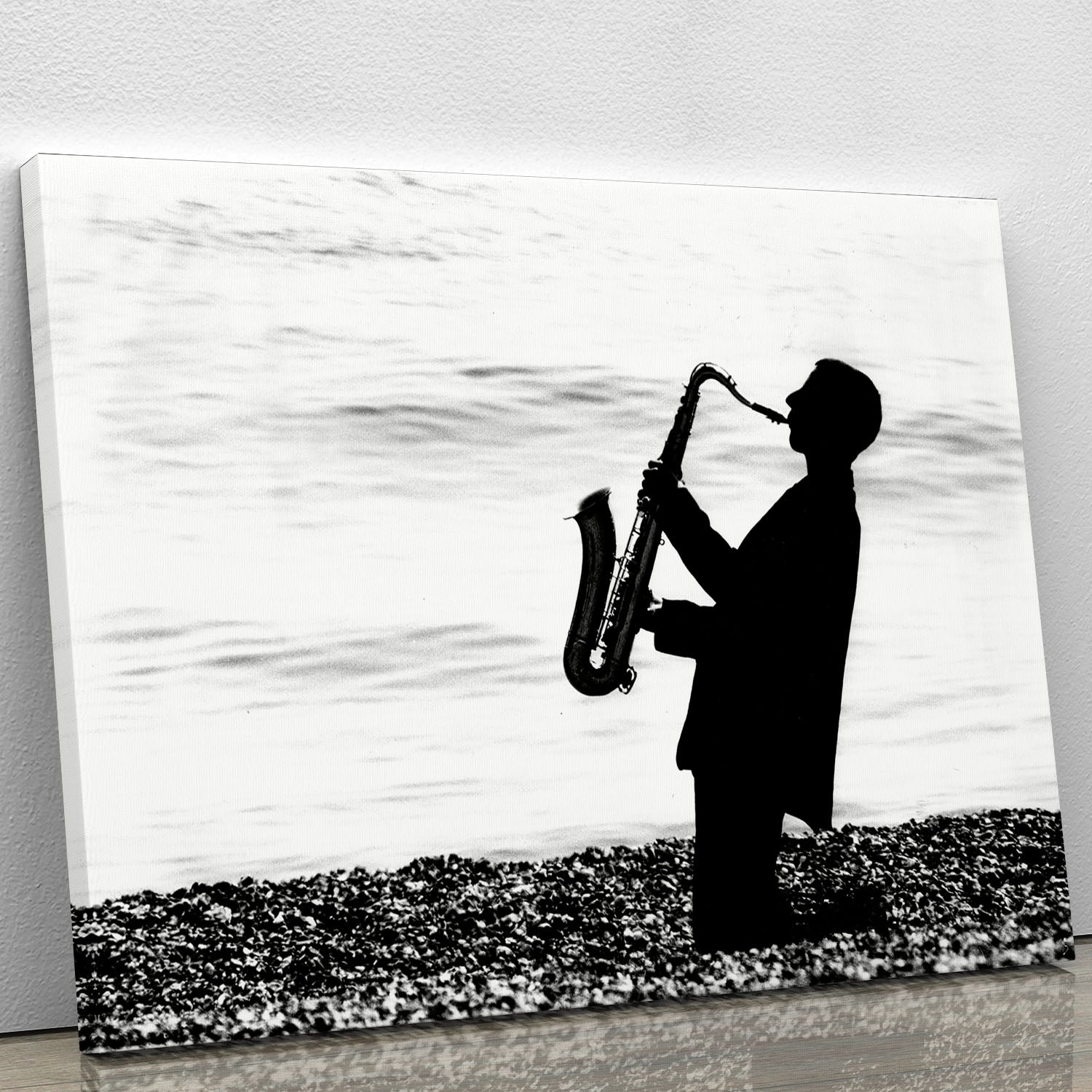 Jazz on the beach Canvas Print or Poster - Canvas Art Rocks - 1