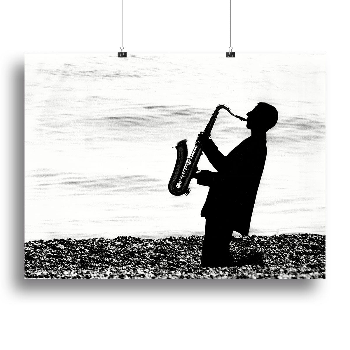 Jazz on the beach Canvas Print or Poster - Canvas Art Rocks - 2