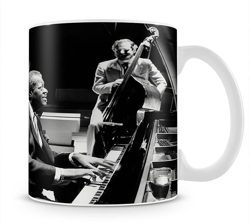Jazz pianist Oscar Peterson Mug - Canvas Art Rocks - 1