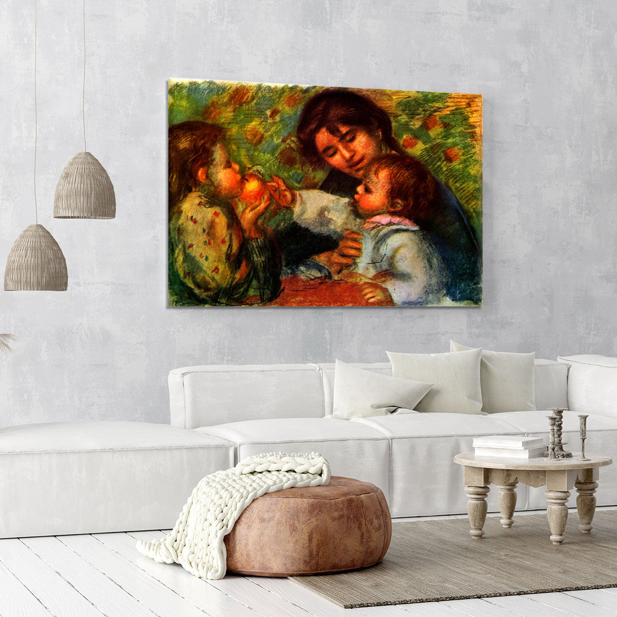 Jean Renoir and Gabrielle by Renoir Canvas Print or Poster - Canvas Art Rocks - 6