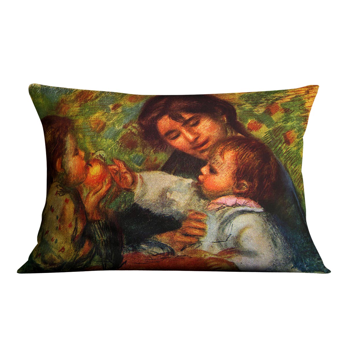 Jean Renoir and Gabrielle by Renoir Cushion