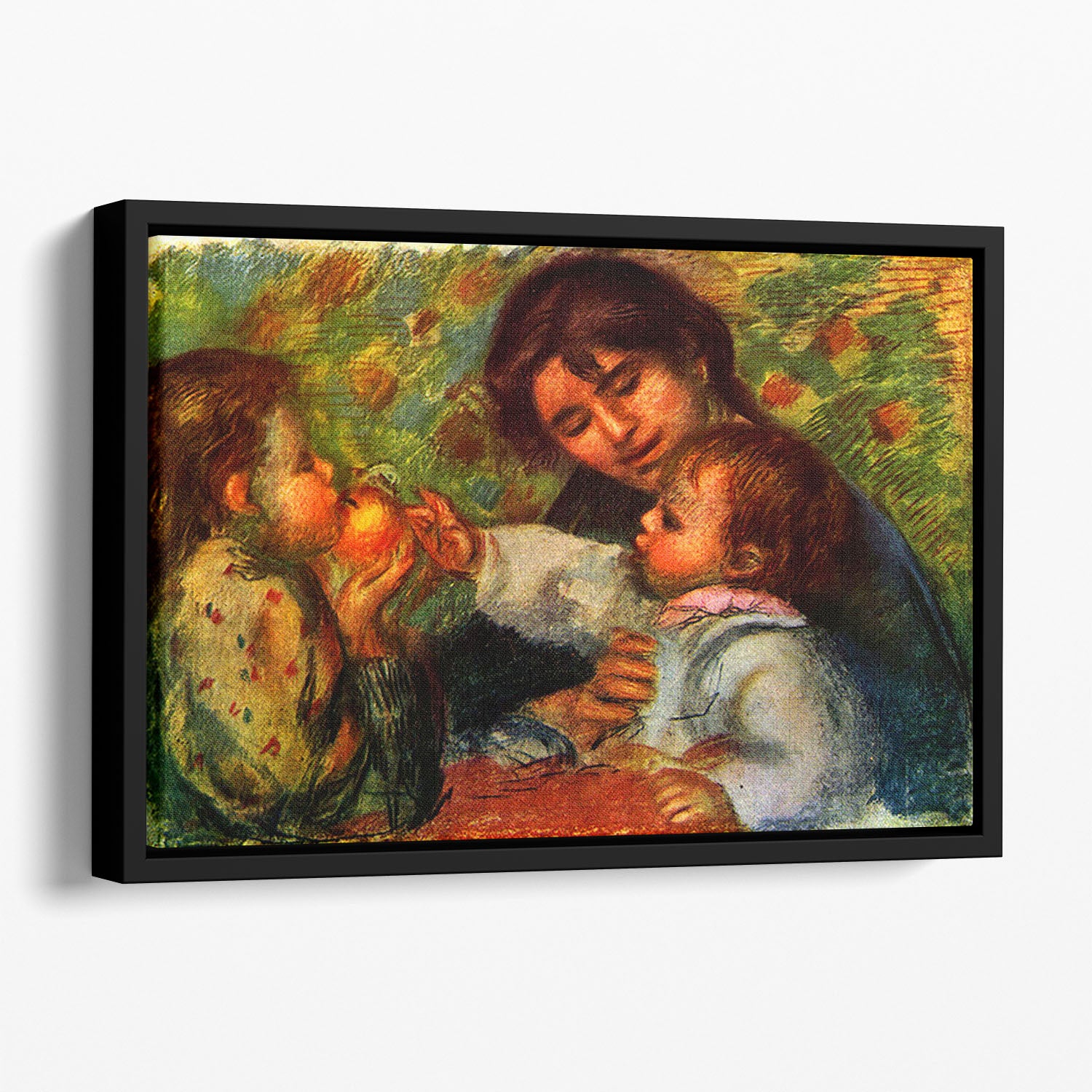 Jean Renoir and Gabrielle by Renoir Floating Framed Canvas