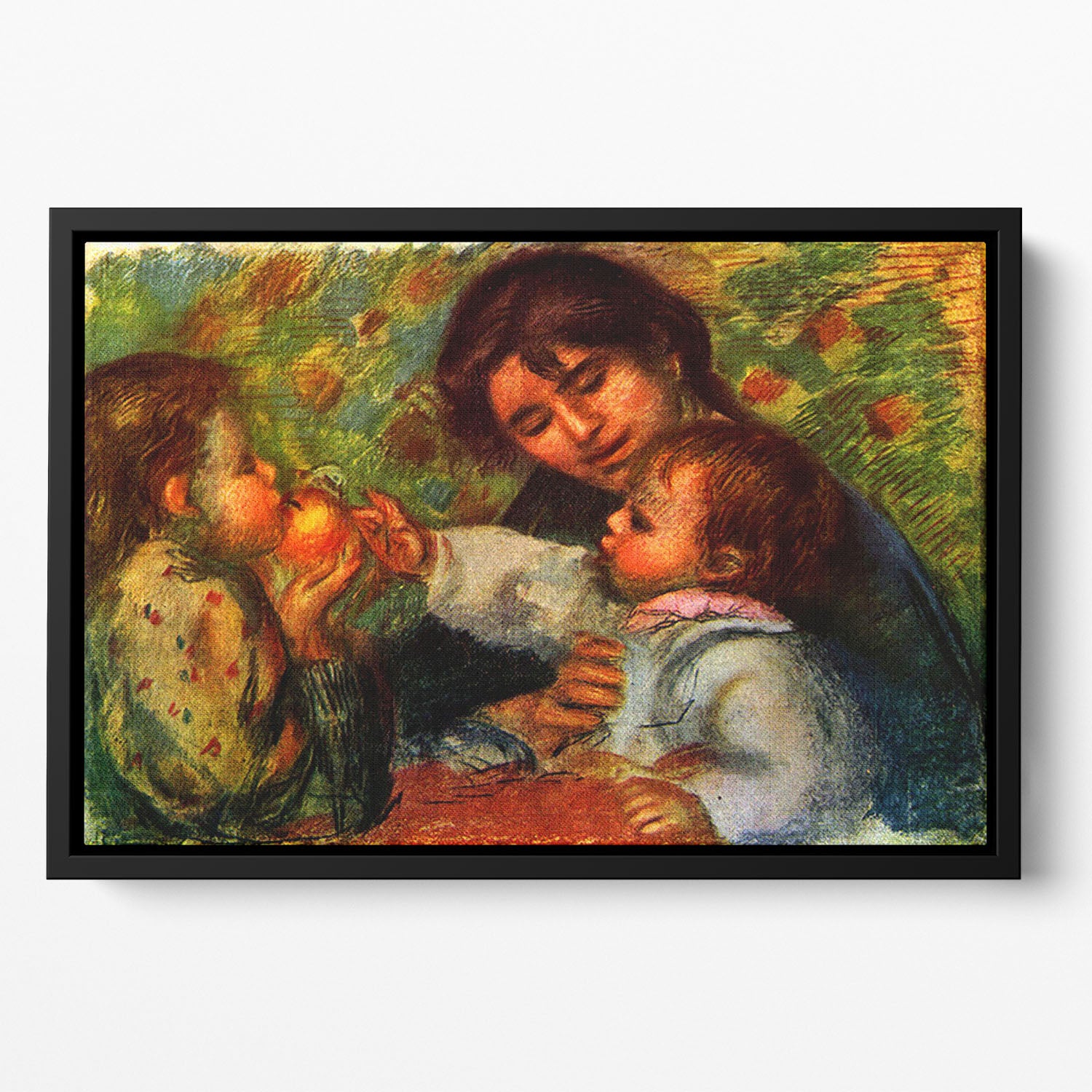 Jean Renoir and Gabrielle by Renoir Floating Framed Canvas