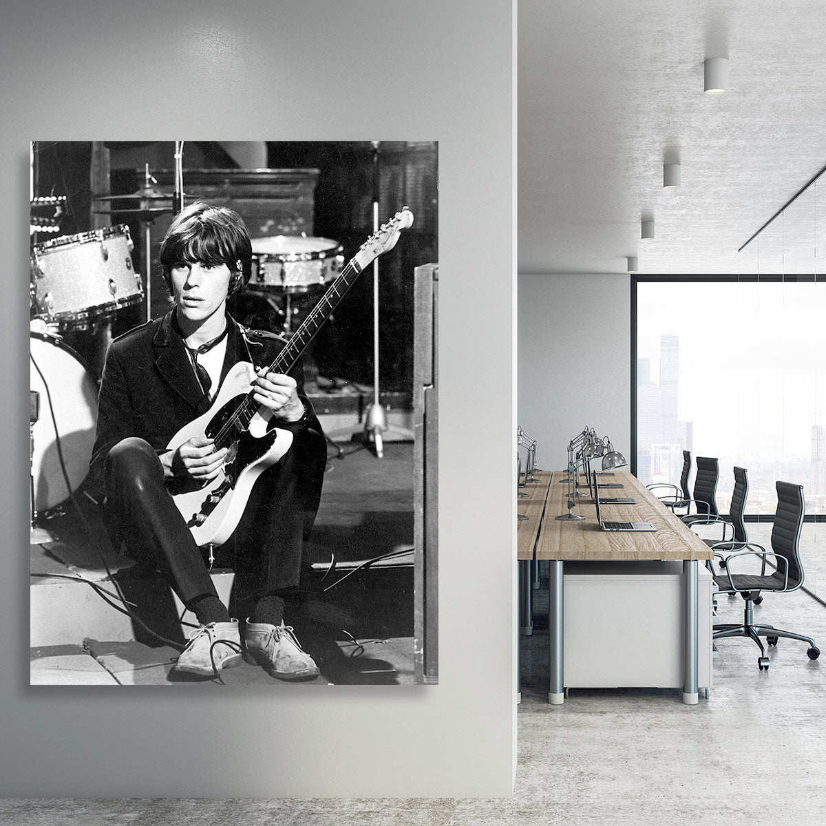Jeff Beck in 1967 Canvas Print or Poster - Canvas Art Rocks - 3