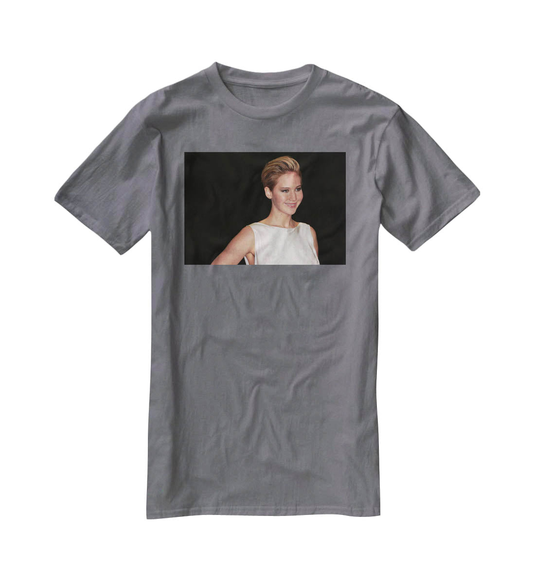 Jennifer Lawrence T-Shirt - Canvas Art Rocks - 3