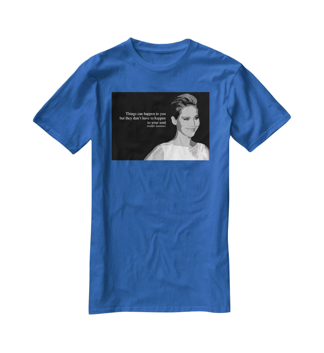 Jennifer Lawrence Happen To Your Soul T-Shirt - Canvas Art Rocks - 2