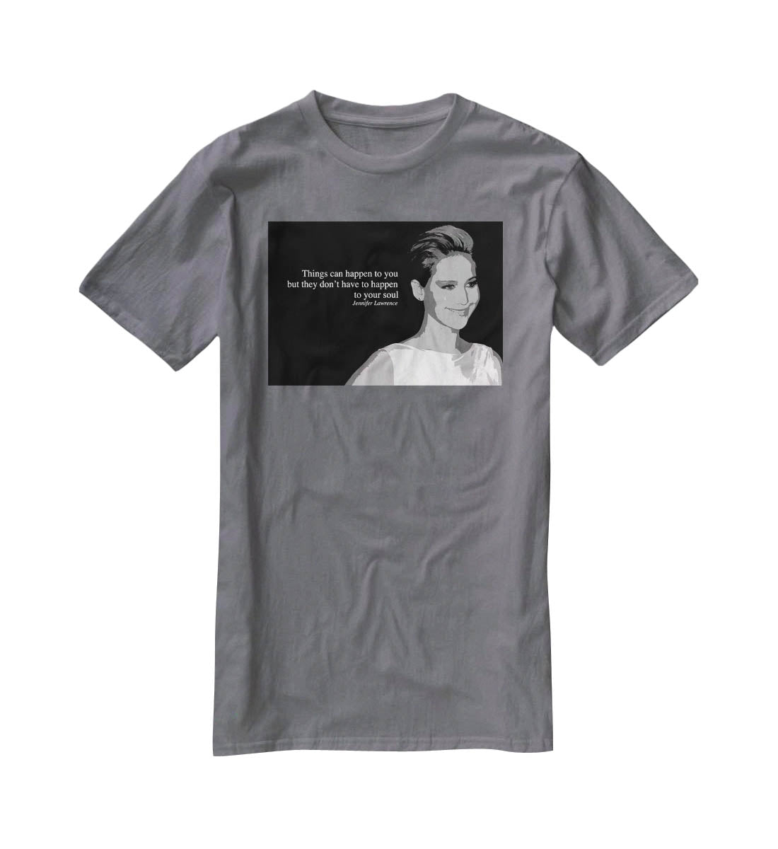 Jennifer Lawrence Happen To Your Soul T-Shirt - Canvas Art Rocks - 3
