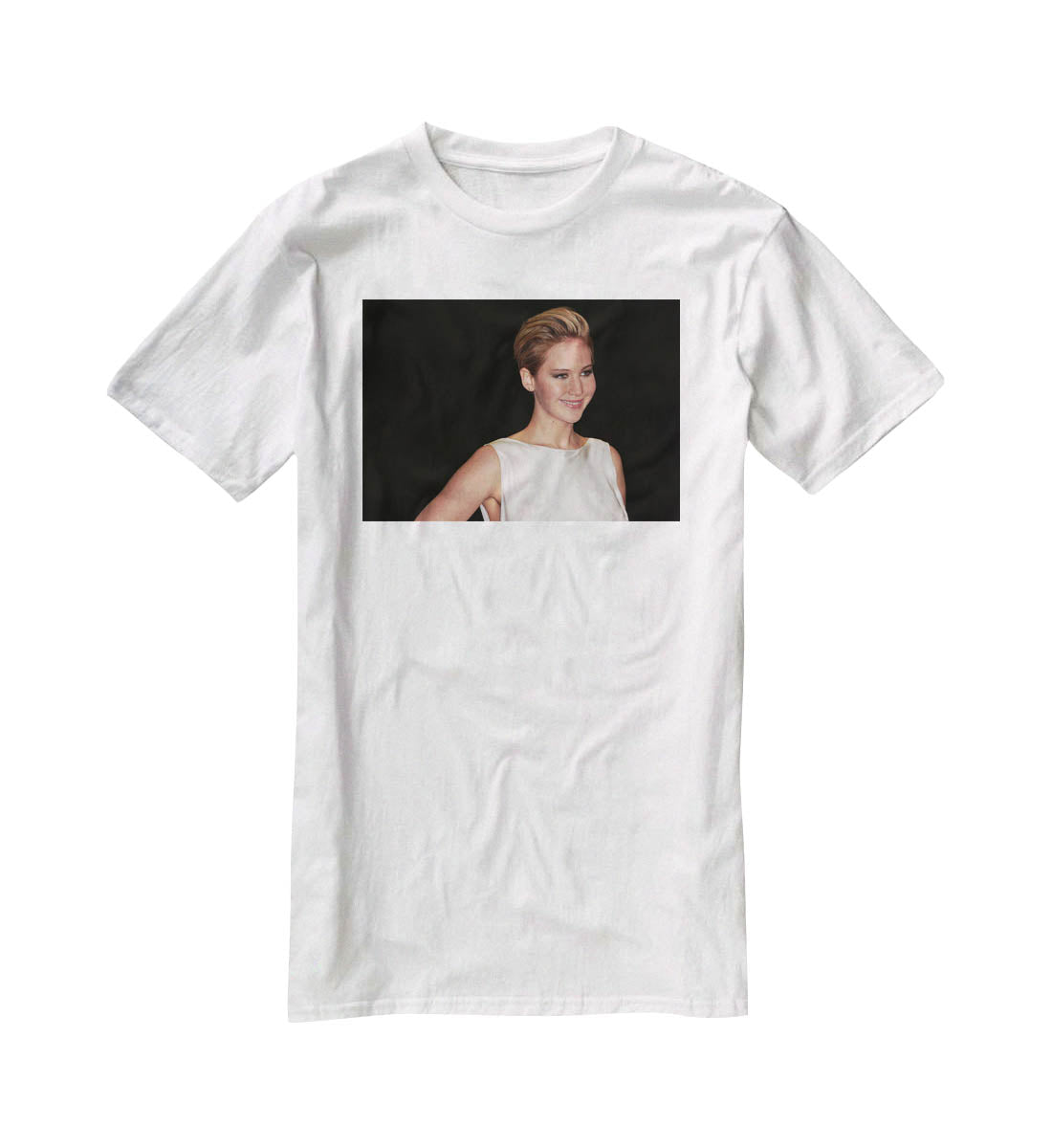Jennifer Lawrence T-Shirt - Canvas Art Rocks - 5