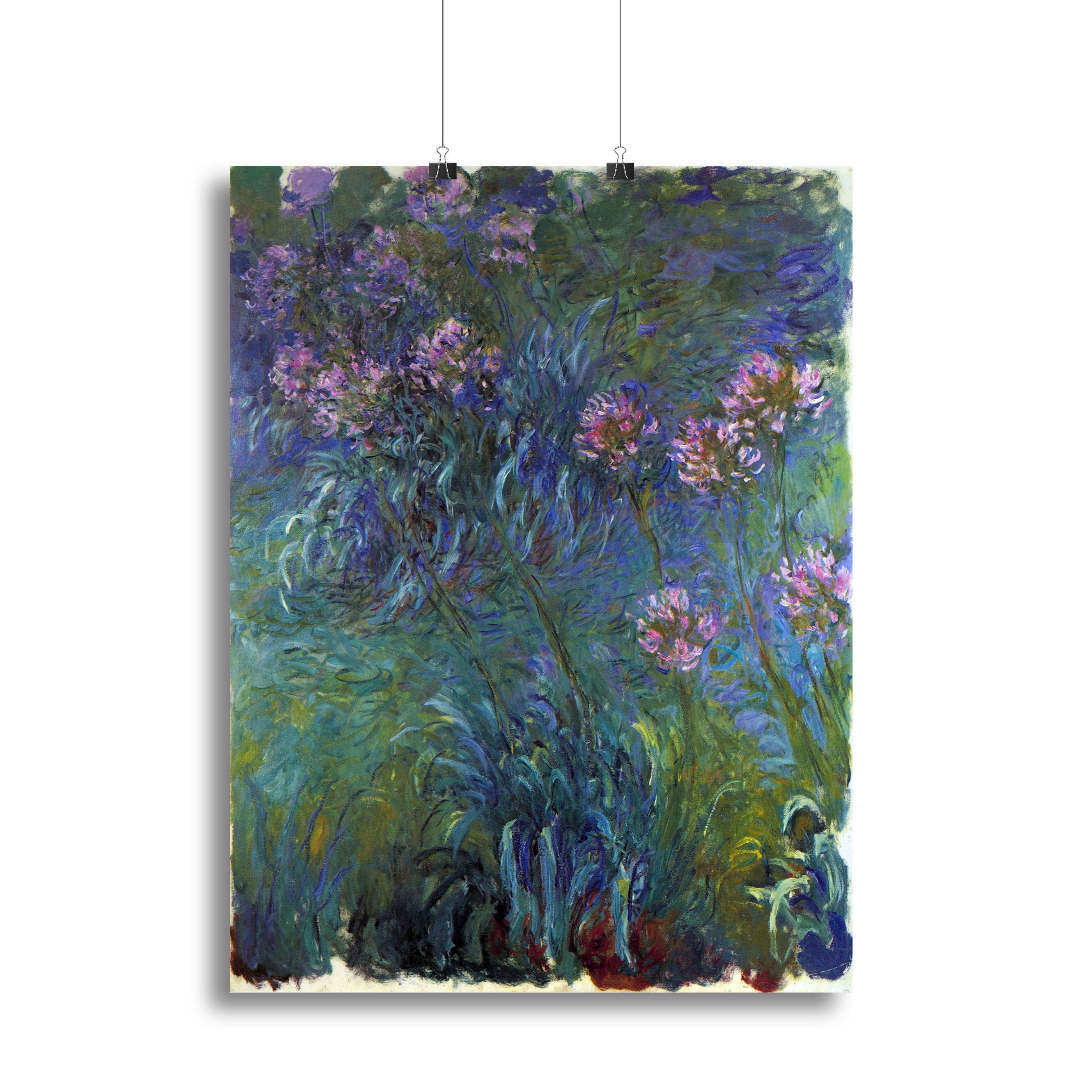 Jewelry lilies by Monet Canvas Print or Poster - Canvas Art Rocks - 2
