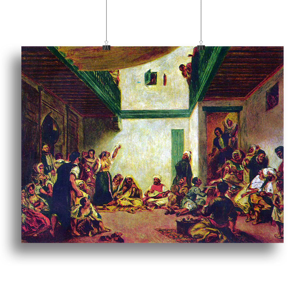Jewish wedding after Delacroix by Renoir Canvas Print or Poster - Canvas Art Rocks - 2
