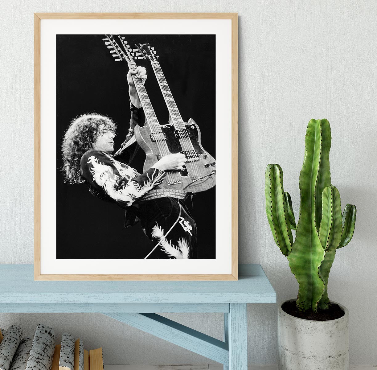 Jimmy Page of Led Zeppelin Framed Print - Canvas Art Rocks - 3