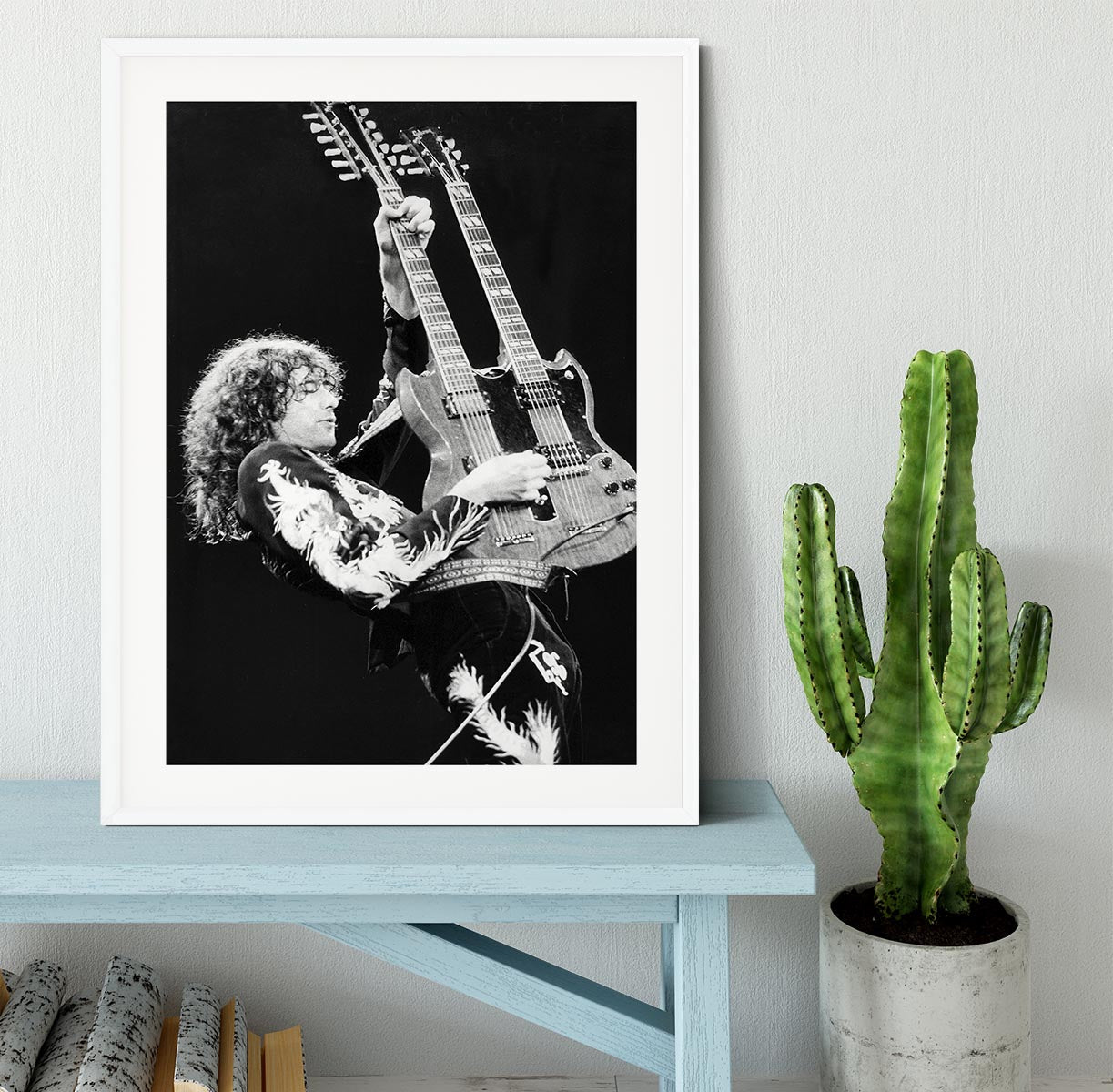 Jimmy Page of Led Zeppelin Framed Print - Canvas Art Rocks - 5