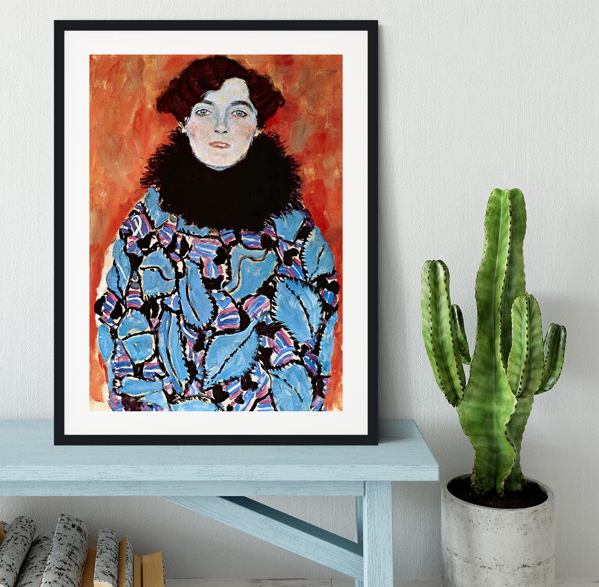 Johanna Staude by Klimt Framed Print - Canvas Art Rocks - 1