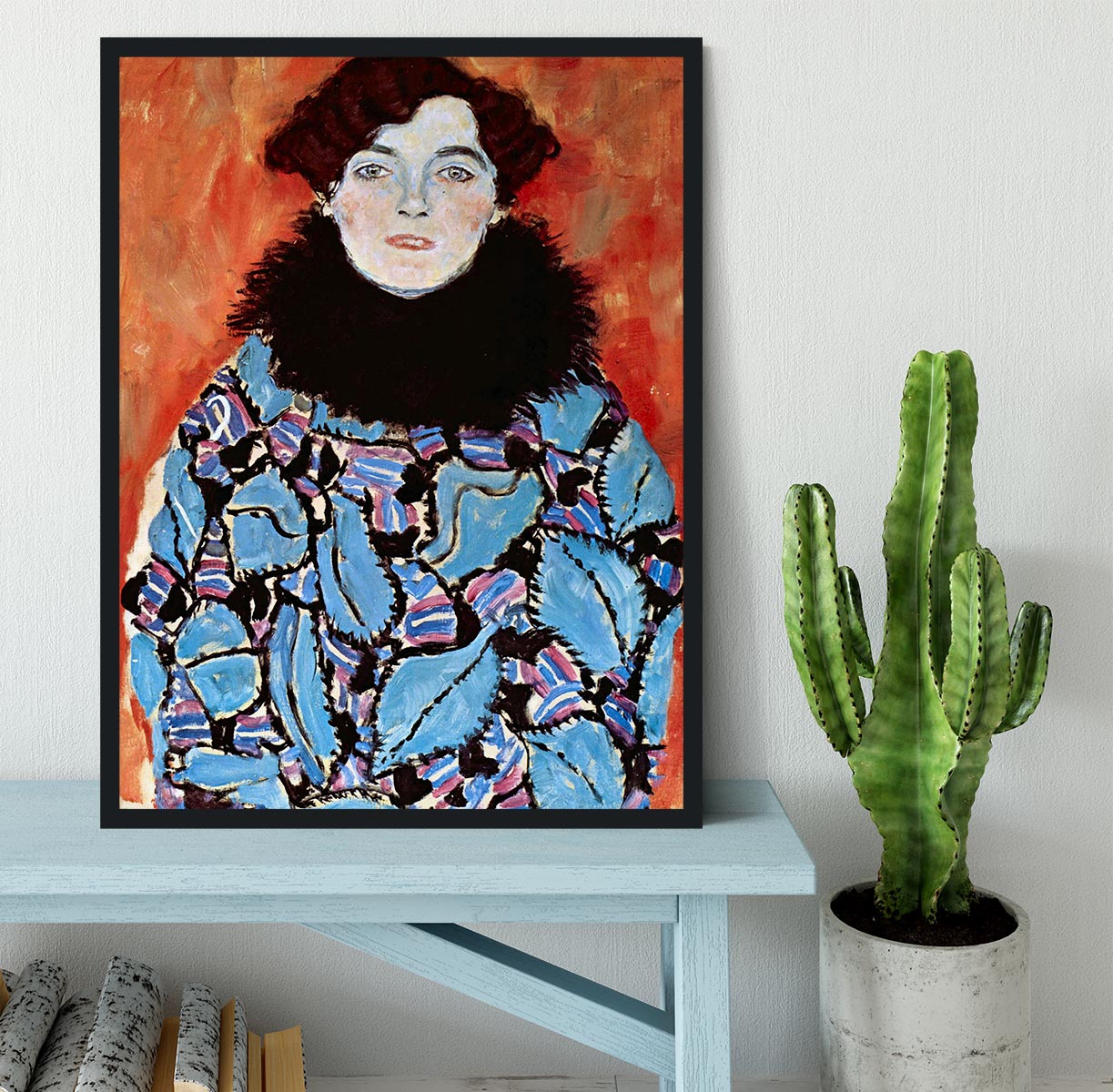 Johanna Staude by Klimt Framed Print - Canvas Art Rocks - 2