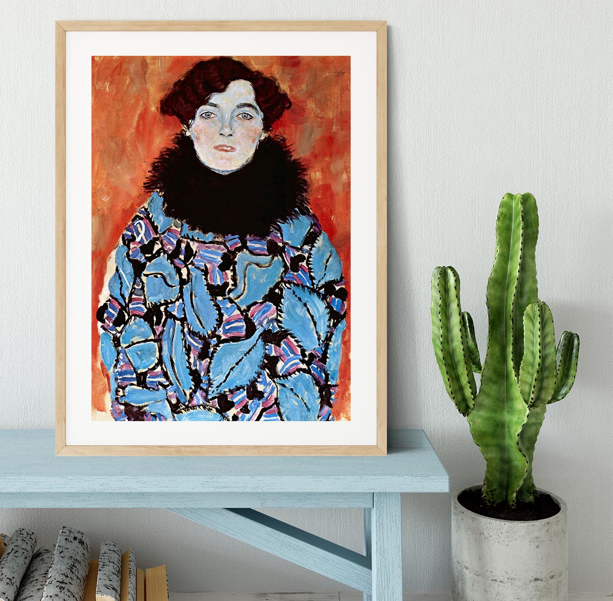 Johanna Staude by Klimt Framed Print - Canvas Art Rocks - 3
