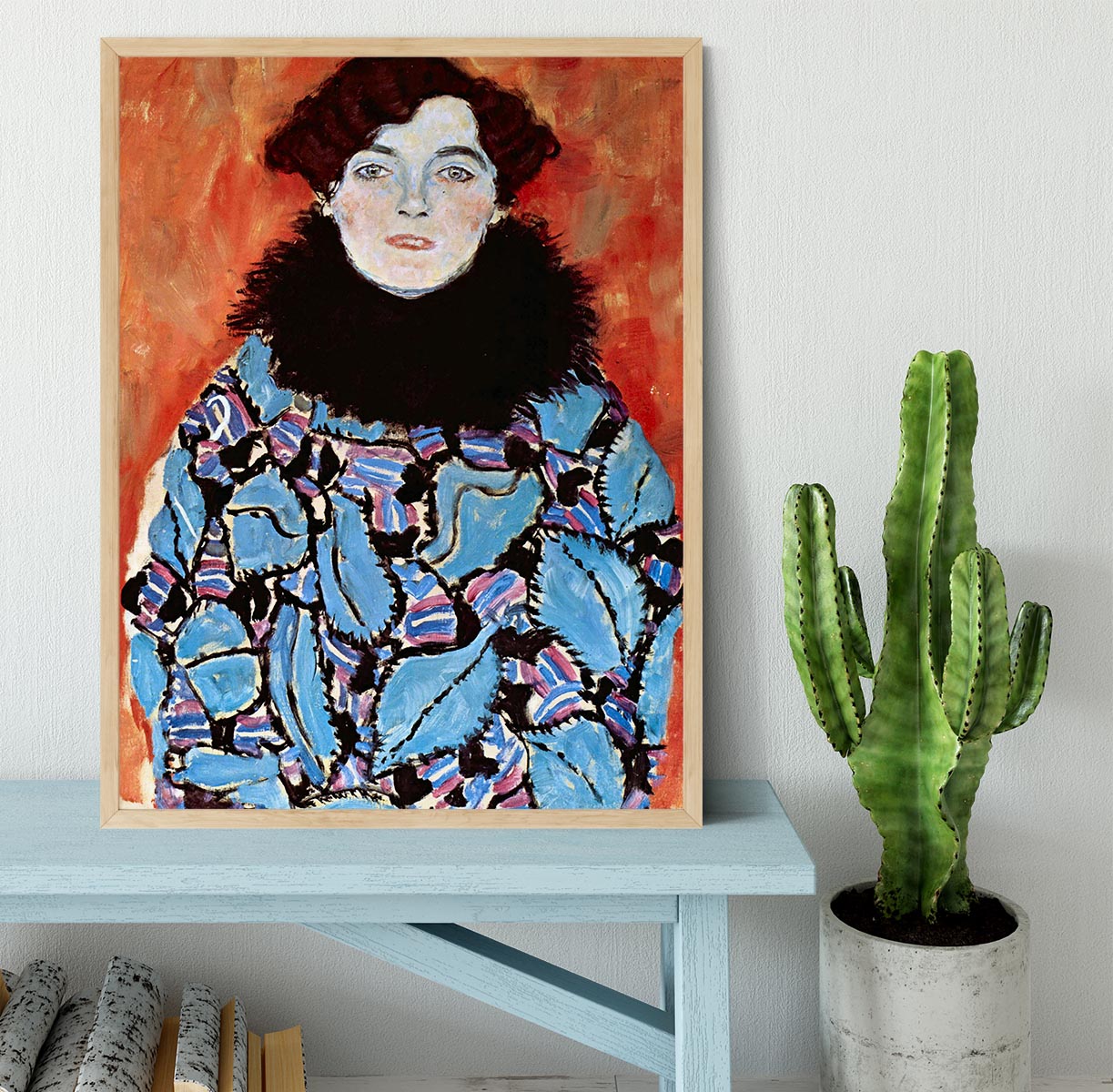 Johanna Staude by Klimt Framed Print - Canvas Art Rocks - 4