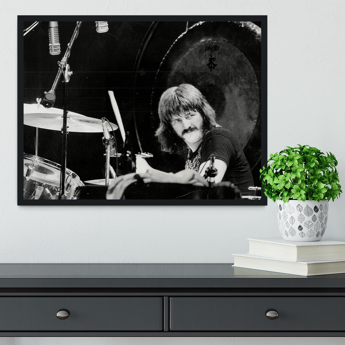 John Bonham Led Zeppelin Framed Print - Canvas Art Rocks - 2
