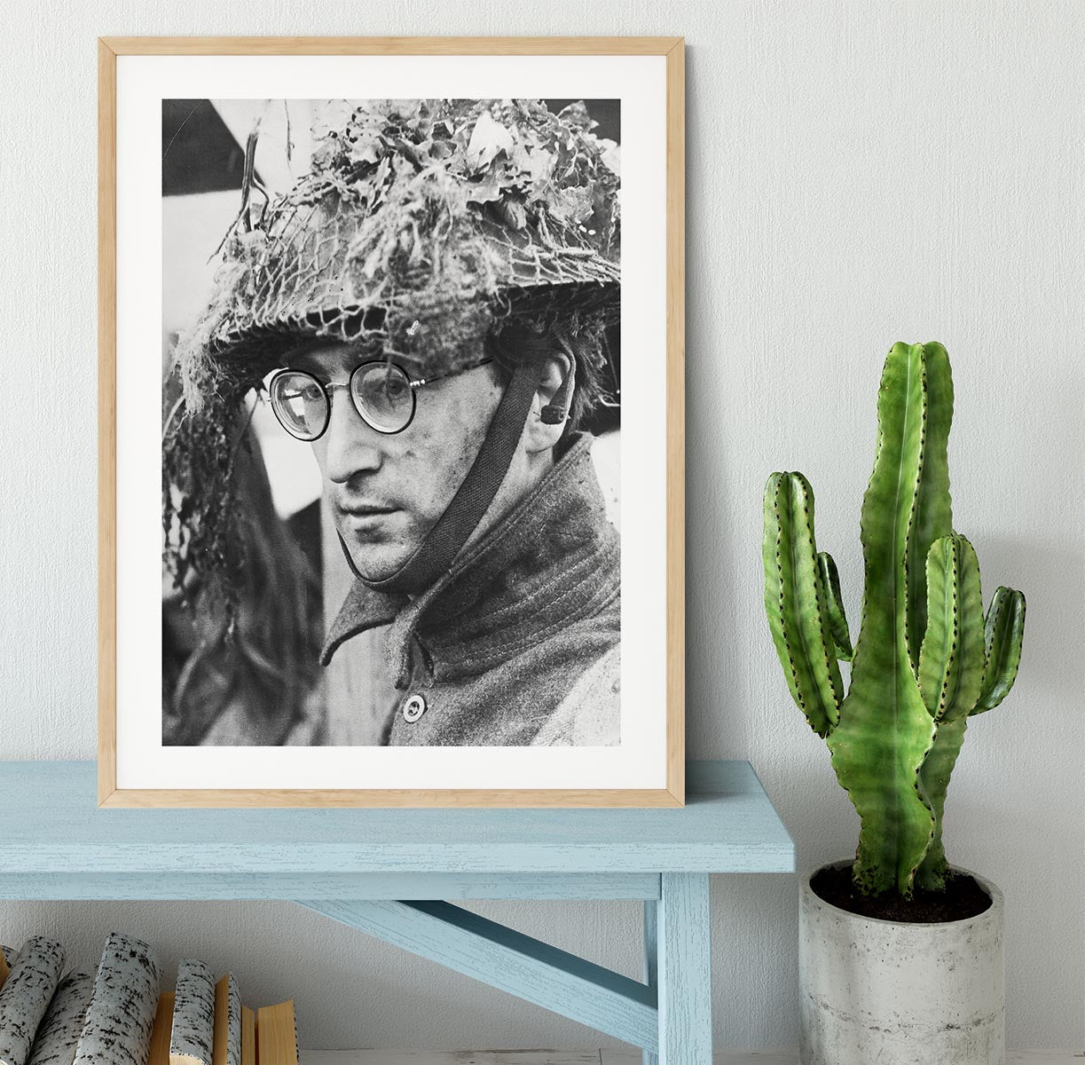 John Lennon filming How I won the War Framed Print - Canvas Art Rocks - 3