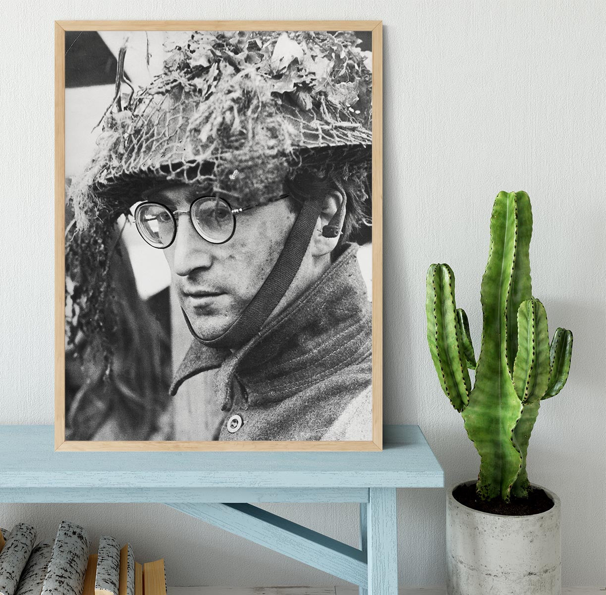 John Lennon filming How I won the War Framed Print - Canvas Art Rocks - 4
